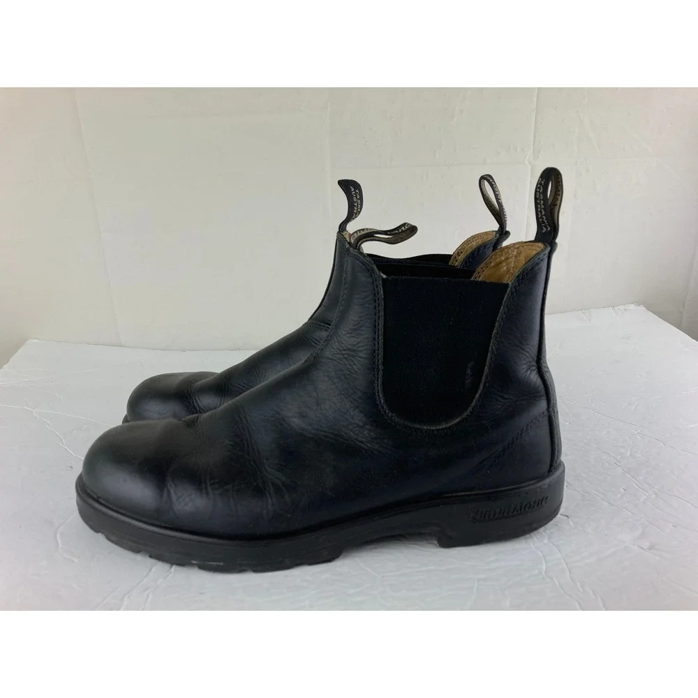 Blundstone 510 Original Chelsea Boots Men 10.5 Black Leather Gorpcore Work Goth
